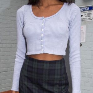 brandy Melville long sleeve zelly top